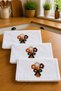 Spring 3-Piece Embroidered Gift Dowry Set 100% Cotton Kitchen Towel Set Boxed 30X50 cm - 4