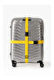 Transparent Luggage Protective Cover and Luggage Belt * 2 Pieces * Yellow - Cabin - 3