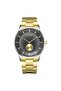 Men's Gold Stainless Steel Watch, Gray Dial | Trnda-43g