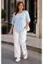 Women's 100% Cotton Loose Fit Blouse with Detailed Stitching and Comfortable Fit