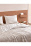 Josephine Single 100% Cotton Ranforce Printed Sheet and Duvet Cover Set - Beige - 3