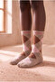 Children's Teddy Edition Plaid Patterned Cotton Socks