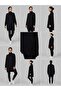 Karton Turtleneck Knitwear Tunic with Long Back and Stitching Detail on the Front 12005 - 5