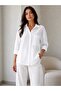 Women's Long Sleeve Basic Shirt with Pocket Detail