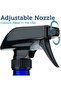 Empty Blue Glass Spray Bottle - Large 16 oz Refillable Container for Essential Oils - 3
