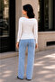 Kayık Yaka Basic Modal Fabric Long Sleeve Blouse - 4