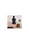 Women's White Polka Dot Short Sleeve Shorts Pajama Set – Crew Neck Comfortable Loungewear - 3