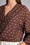 Relax Fit Polka Dot Half Wide Sleeve Shirt H7207Ax26Au - 3