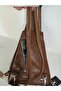 Valvi̇c Genuine Leather Transformer Backpack and Banan Bag. - 6