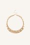 Women's Necklace with Segmented Plate Detail I2257Axns