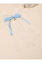 Girls Blue Seashell and Star Charm Bow Hair Clip - 2