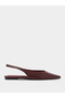 Burgundy Slingback Shoes