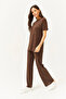 Women's Seasonal Short Sleeve Ribbed Pajama Set - 2
