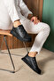 Zrc2653 - Premium Exclusive Men's Sneaker with Rubber Detail Black Suede - 4