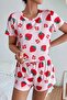 Tex Supersoft Shorts Set, Strawberries2