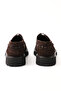 Eva Sole Brown Genuine Leather Lace-Up Casual Men's Shoes - E4855 - 4