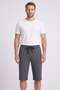 Men's Anthracite Striped Combed Modal Capri