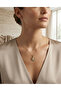 316L Steel Chain Gold Color Snowflake Model Zircon Stone Necklace - 2