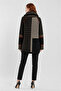 Women's Oversize Knitwear Sweater with High Collar - 2