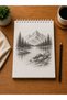 Wise Owl A5 Sketchbook 120 Gr 50 Sheets Spiral Bound Hard Cover Drawing and Pencil Sketch Notebook – Burgundy - 4