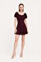 Boat Neck Midi Length Dress