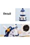 Mediterranean lighthouse chimney clock silent rope. - 4