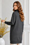Patterned Beard Cardigan N3324 Anthracite - 3