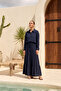 Blouse and Skirt Aline Double Set 5264 Navy Blue - 4