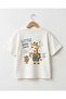 Giraffe Printed Children's Oversize T-Shirt 100% Cotton Unisex - 4