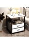 NightStand, Bedside Tables with Storage Shelf and Drawer, Modern End Table Side Table, Bedroom Storage Cabinet, Wood Night Stand Sofa Side Table for Living Room Bedroom,40*34*50cm (White)