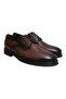Brown Lace-Up Genuine Leather Men's Shoes