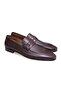 Brown Laceless Genuine Leather Men's Shoes