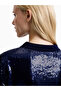 Women Hannah Sequin Short Sleeve Button Throug - 5