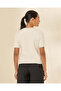 Women White Button-Through Knit Cardigan - 3