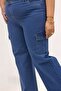5067 Cargo Pocket Detailed Jeans - Blue - 2