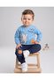 Baby Boy Seasonal 2 Thread Elephant and Lion Printed 1-2-3-4 Years Old 2-Piece Top and Bottom Tracksuit Set