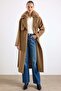 Oversize Detachable Fur Low-Sleeve Coat K. Kamel 3178 - 2