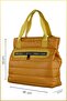 Mely Parachute Fabric Large Size Hand and Shoulder Bag - Yellow - 2