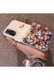Oppo A55 5g Compatible Silicone Edge Hard Back Case Couple Phone Case with Floral Pattern - 2