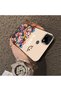 Realme C25S Compatible Silicone Edge Hard Back Case Couple Phone Case with Floral Pattern - 4