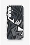 Samsung A55 Compatible Geometric Block Pattern Silicone Case