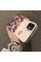 حافظة هاتف متوافقة مع هاتف iPhone 12 Pro مصنوعة من السيليكون وذات حافة صلبة وخلفية صلبة بنمط زهور - 4