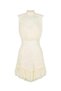 Safira Sleeves Lace Mini Black Dress, Black Chiffon Mini Dress - 2