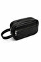 Men's Handbag Puffy Leather Daily Bag Black-2 - 4