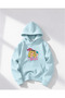 Oversize Hooded Barbie Printed Sweatshirt for Girls