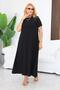 Plus Size Modal Fabric Pocket Flared Dress - 5