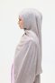 Italian Jacquard Shawl Circle Pattern - Mink - 3