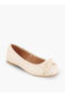 Girls Studded Bow Accent Ballerina Shoes - 2