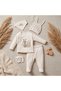 Baby Girl 5-Piece Rabbit Printed Hospital Discharge Set