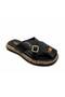 Women's Stylish Slippers with Cross Straps and Buckle - 6